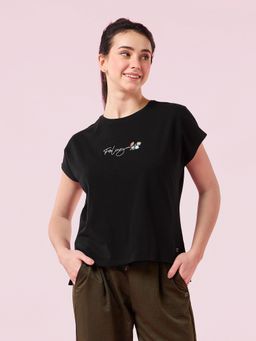 Enamor - Pull on Sleeveless Crew Neck Regular Length Cotton T-Shirt - E3G7