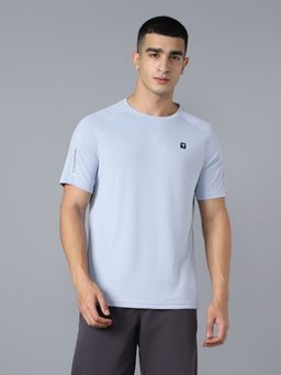 Technosport - Blue Men Gym T-Shirt with Techncool Sweat Wicking Workout Wear