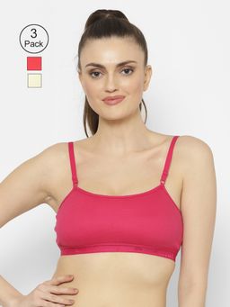 Floret - Wirefree Non-padded Sporty Bra - Multi-Color