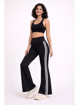 Rock Paper Scissors - Bootcut Gym Black Tights