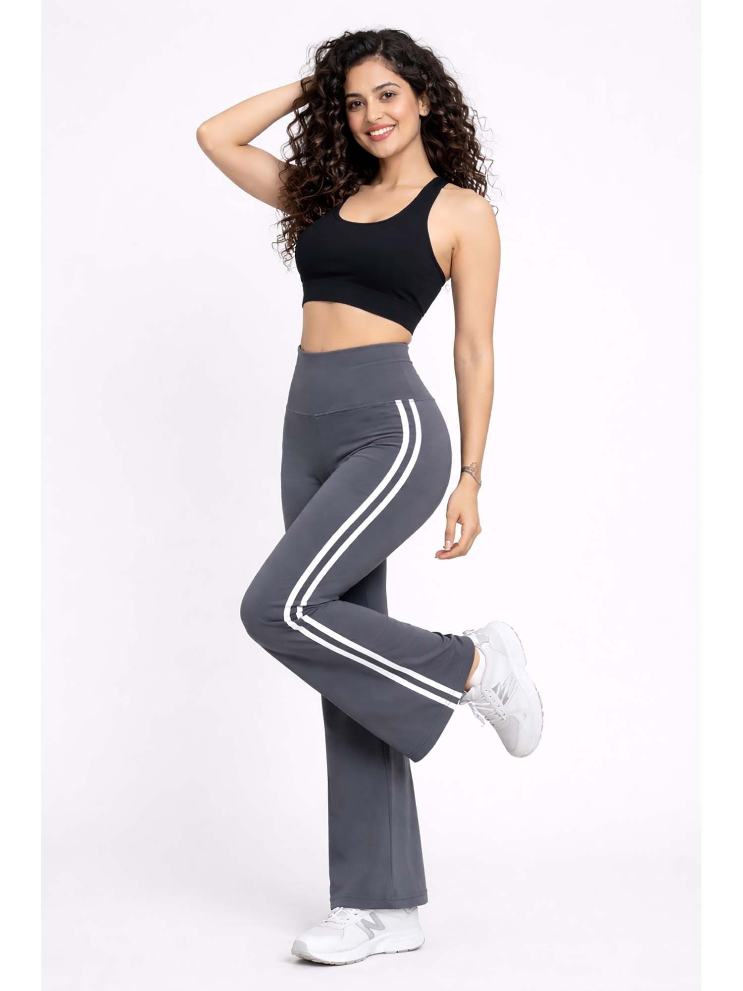 Bootcut Gym Dark Grey Tights-image-11