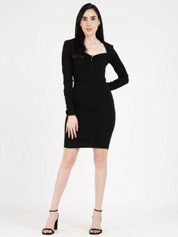 Guess - Black Solid Dress