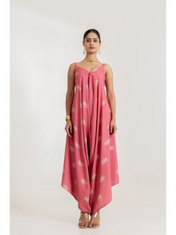 Pasha India - Dusty Rose Pink Palazzo Jumpsuit