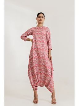 Pasha India - Dusty Rose Pink Dhoti Jumpsuit