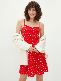 LC WAIKIKI - Casual Woven Dress Red