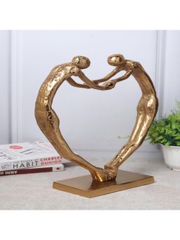 De Maison Decor - Heartfelt Harmony Sculpture In Gold