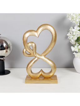 De Maison Decor - Family Heart Gold Sculpture
