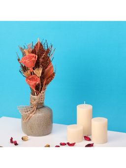 De Maison Decor - Lea Dried Sunset Orange Vase