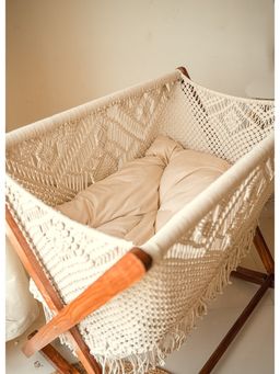 Karighar - Handcrafted Wooden Baby Paalna Cradle