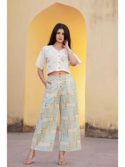 Juniper - Multi-Color Ethnic Motif Printed Viscose Co-Ord Set