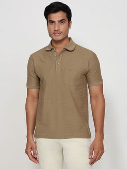 ColorPlus - Regular Fit Beige Polo T-Shirt