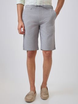 ColorPlus - Regular Fit Solid Medium Grey Shorts