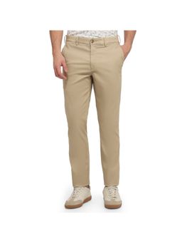 ColorPlus - Khaki Mid Waist Cotton Blend Trouser