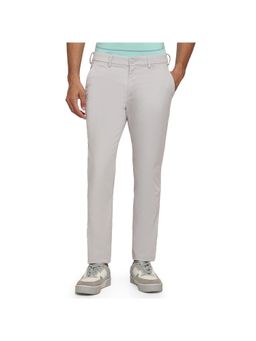 ColorPlus - Grey Mid Waist Cotton Blend Trouser