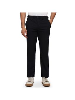 ColorPlus - Black Mid Waist Cotton Blend Trouser