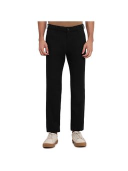 ColorPlus - Black Mid Waist Cotton Blend Trouser
