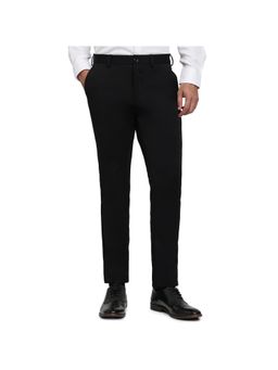 ColorPlus - Black Mid Waist Polyester Blend Trouser