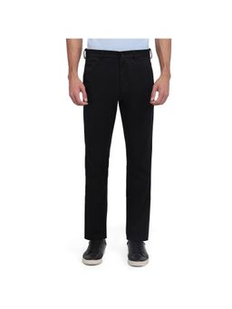 ColorPlus - Black Mid Waist Pure Cotton Trouser