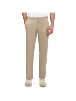 ColorPlus - Khaki Mid Waist Pure Cotton Trouser