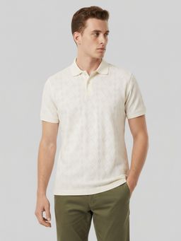 Park Avenue - Slim Fit White Polo T-Shirt
