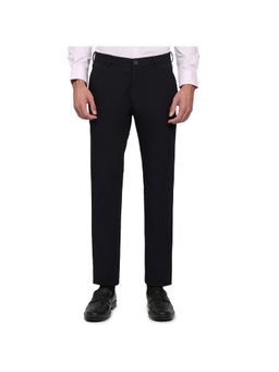 Park Avenue - Black Mid Waist Nylon Trouser