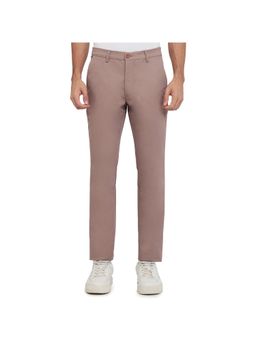 Park Avenue - Mauve Mid Waist Polyester Trouser