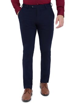 Park Avenue - Blue Mid Waist Nylon Trouser
