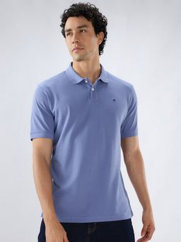 Raymond - Slim Fit Dark Blue T-Shirt