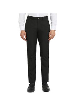 Raymond - Men's Slim Fit Structure Dark Brown Trouser