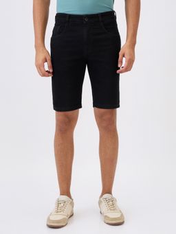 Parx - Resort Fit Solid Black Shorts