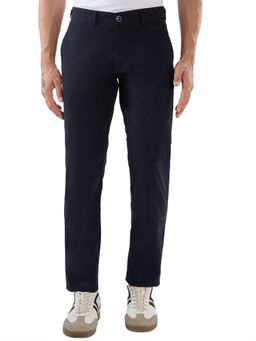 Parx - Men's Slim Fit Dark Blue Trouser