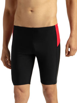 Speedo - Men's Endurance10 Dive Jammer - Black & Fed Red