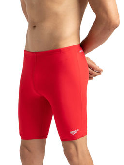 Speedo - Men's Endurance+ Essential Jammer - Fedred & White