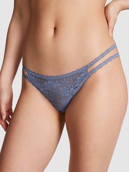 Victoria's Secret - PINK Wink Strappy Thong Panty - Blue
