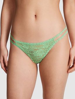 Victoria's Secret - PINK Wink Strappy Thong Panty - Green