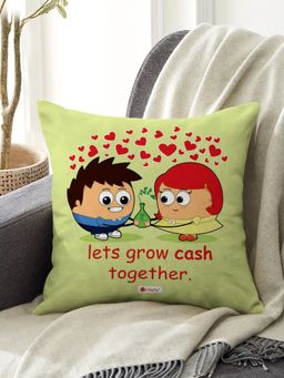Indigifts - Quote Cushion Cover with Filler, Valentine Gifts, Love Gift