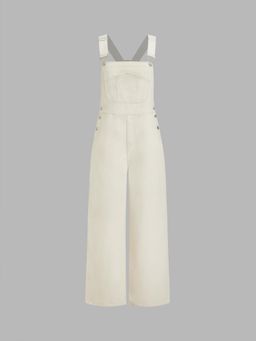 Cider - Denim Buckle Wide Leg Dungaree