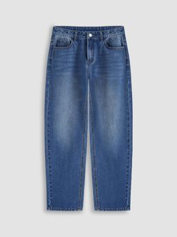 Cider - Denim Low Rise Straight Leg Jeans