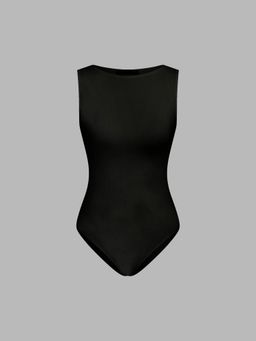 Cider - Boat Neck Solid Bodysuit