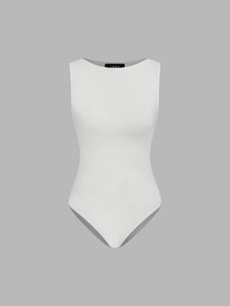 Cider - Boat Neck Solid Bodysuit