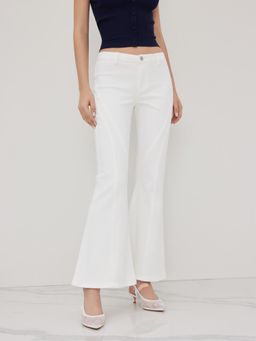 Cider - High Stretch Denim Low Rise Flared Jeans