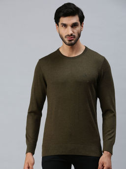 98 Degree North - Olive Mens Sweater