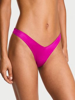 Victoria's Secret - Very Sexy Smooth Strappy-Back High-Leg Thong Panty Purple
