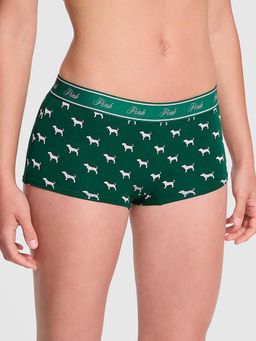 Victoria's Secret - PINK Logo Cotton Boyshort Panty Green