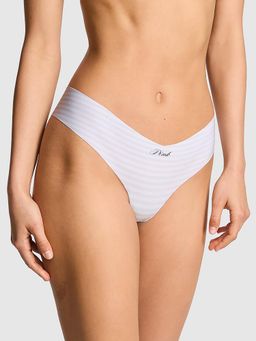 Victoria's Secret - PINK No-Show Thong Panty Grey