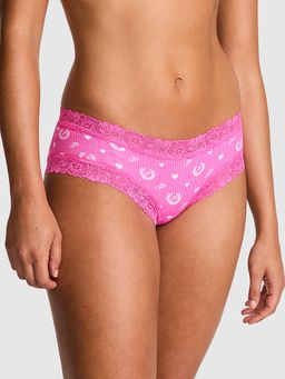 Victoria's Secret - PINK Wink Lace-Trim Cheeky Panty Pink