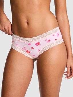 Victoria's Secret - PINK Wink Lace-Trim Cheeky Panty Pink