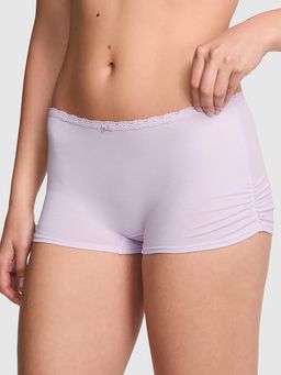 Victoria's Secret - PINK Cotton Dorm Boyshort Panty Purple