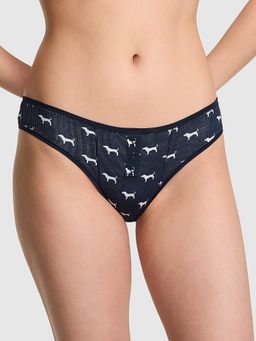 Victoria's Secret - PINK Cotton Cheeky Panty Navy Blue