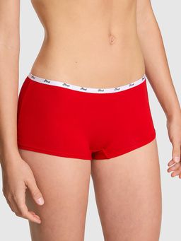 Victoria's Secret - PINK Logo Cotton Boyshort Panty Red